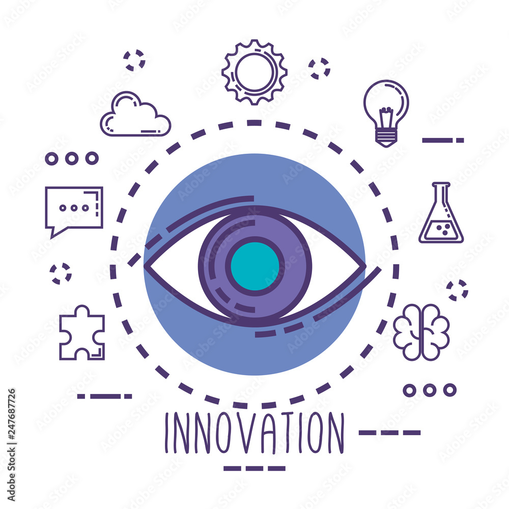 custom made wallpaper toronto digitaleye view with innovation icons