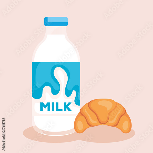 delicious milk bottle icon