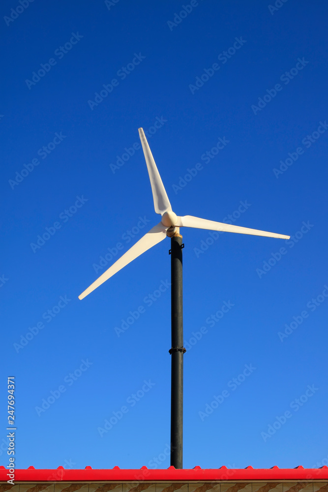 Small wind turbines in the sky Small wind turbines in the sky