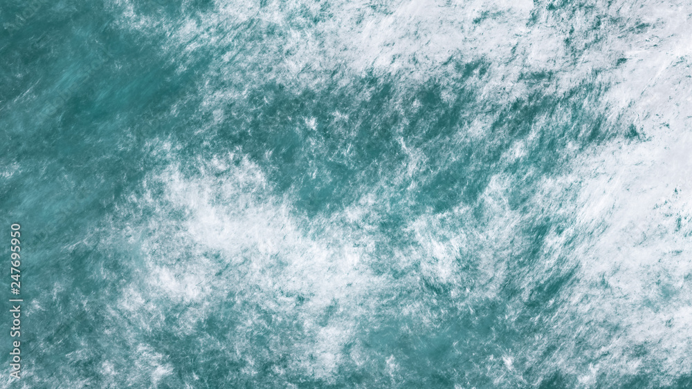 Abstract turquoise waves. Colorful fractal background. 3d rendering. Abstract turquoise waves. Colorful fractal background. 3d rendering.
