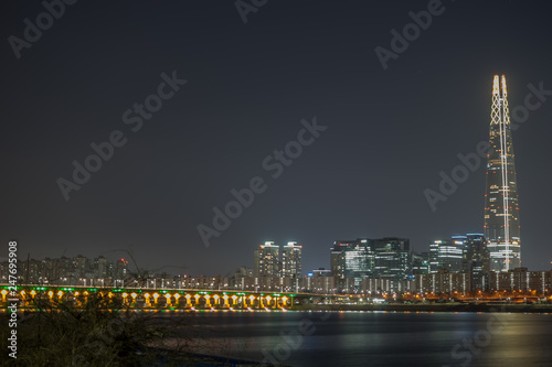 Hang gang river at night