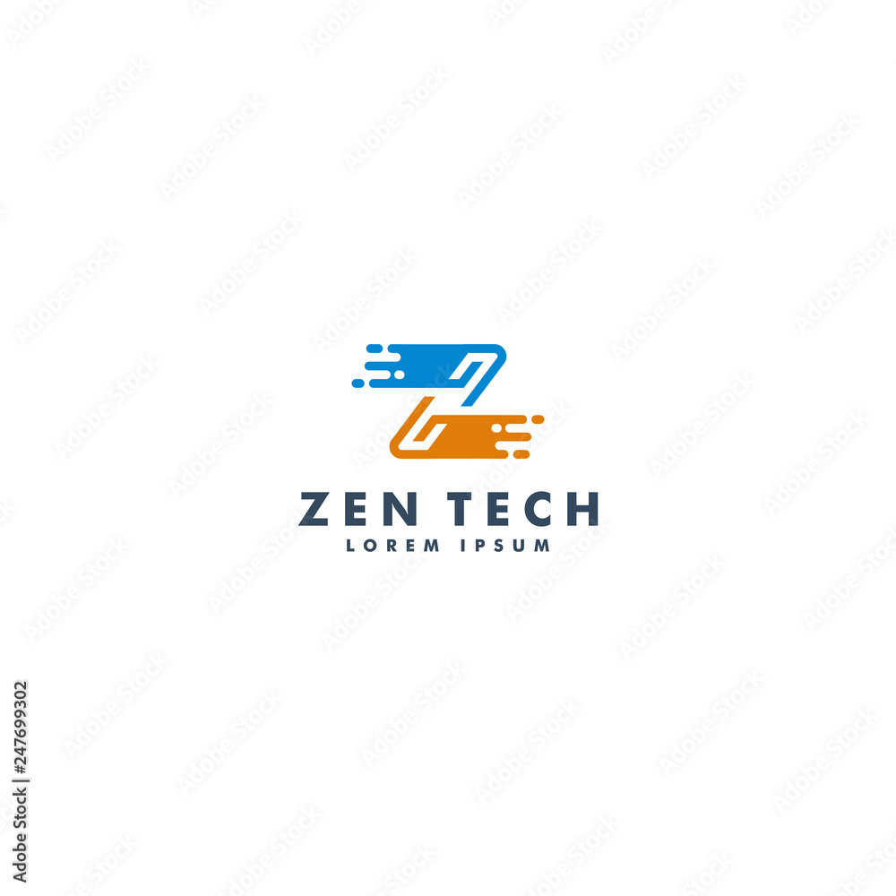 Letter Z logo template, Technology icon design vector Letter Z logo template, Technology icon design vector
