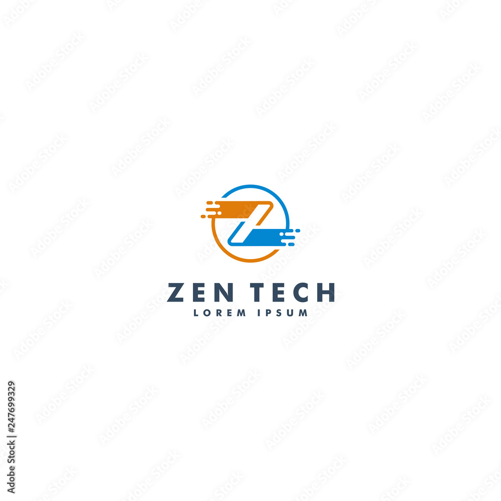 Letter Z logo template, Technology icon design vector Letter Z logo template, Technology icon design vector