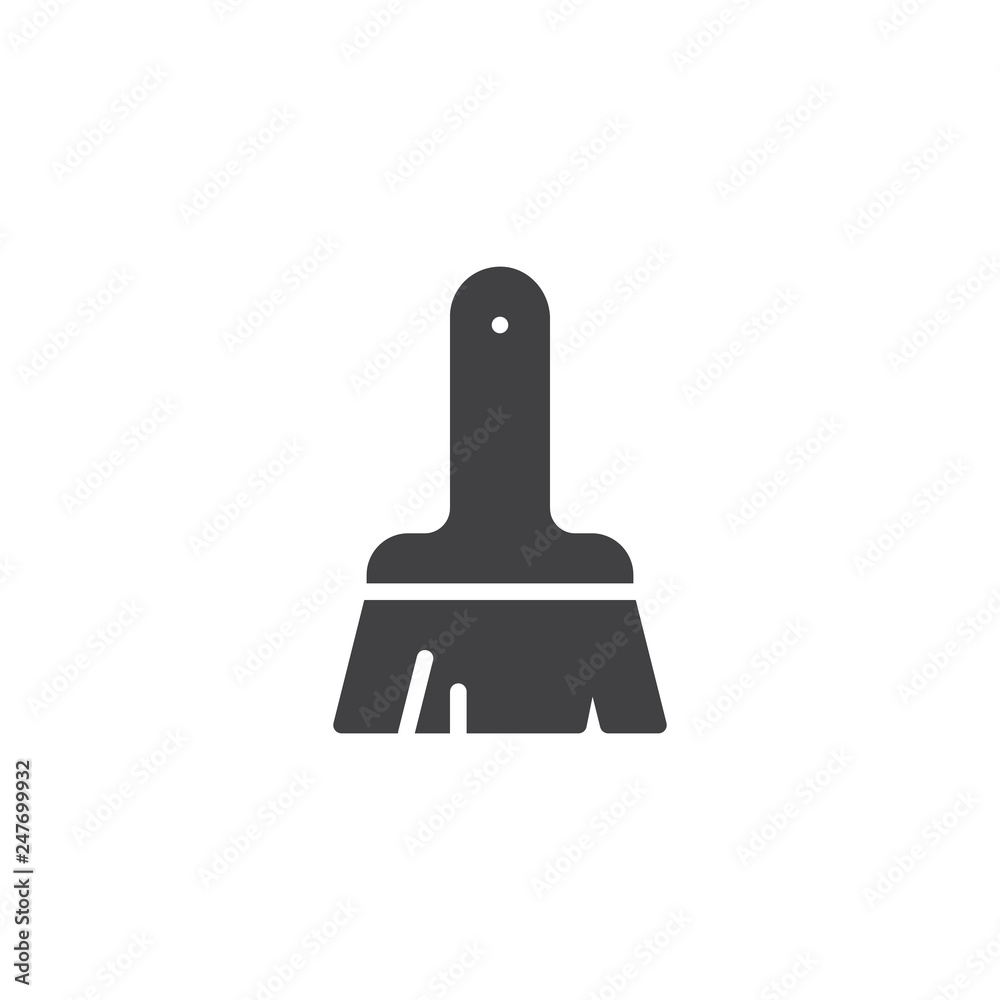 Sweep broom vector icon. filled flat sign for mobile concept and web design. Handle broom simple solid icon. Cleaning symbol, logo illustration. Pixel perfect vector graphics Sweep broom vector icon. filled flat sign for mobile concept and web design. Handle broom simple solid icon. Cleaning symbol, logo illustration. Pixel perfect vector graphics
