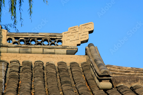 Quadro em tela eaves of Chinese landscape architecture