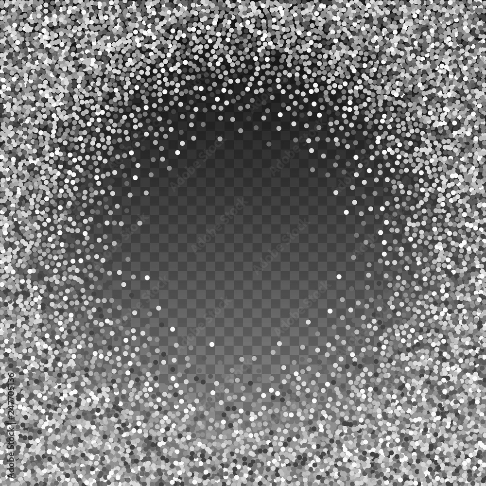 Round silver glitter luxury sparkling confetti. Sc Round silver glitter luxury sparkling confetti. Sc