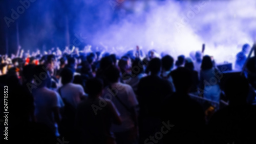 Group of people having fun at music concert © BNMK0819