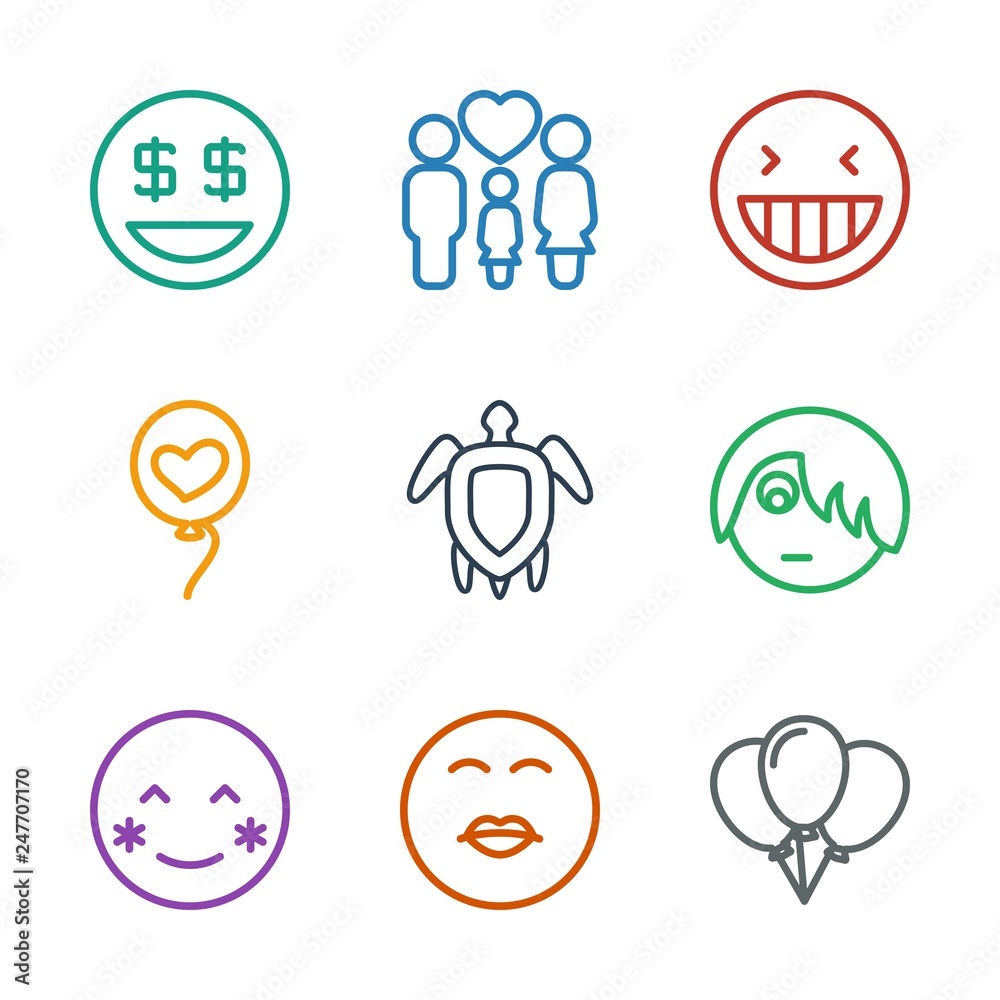 9 happy icons 9 happy icons