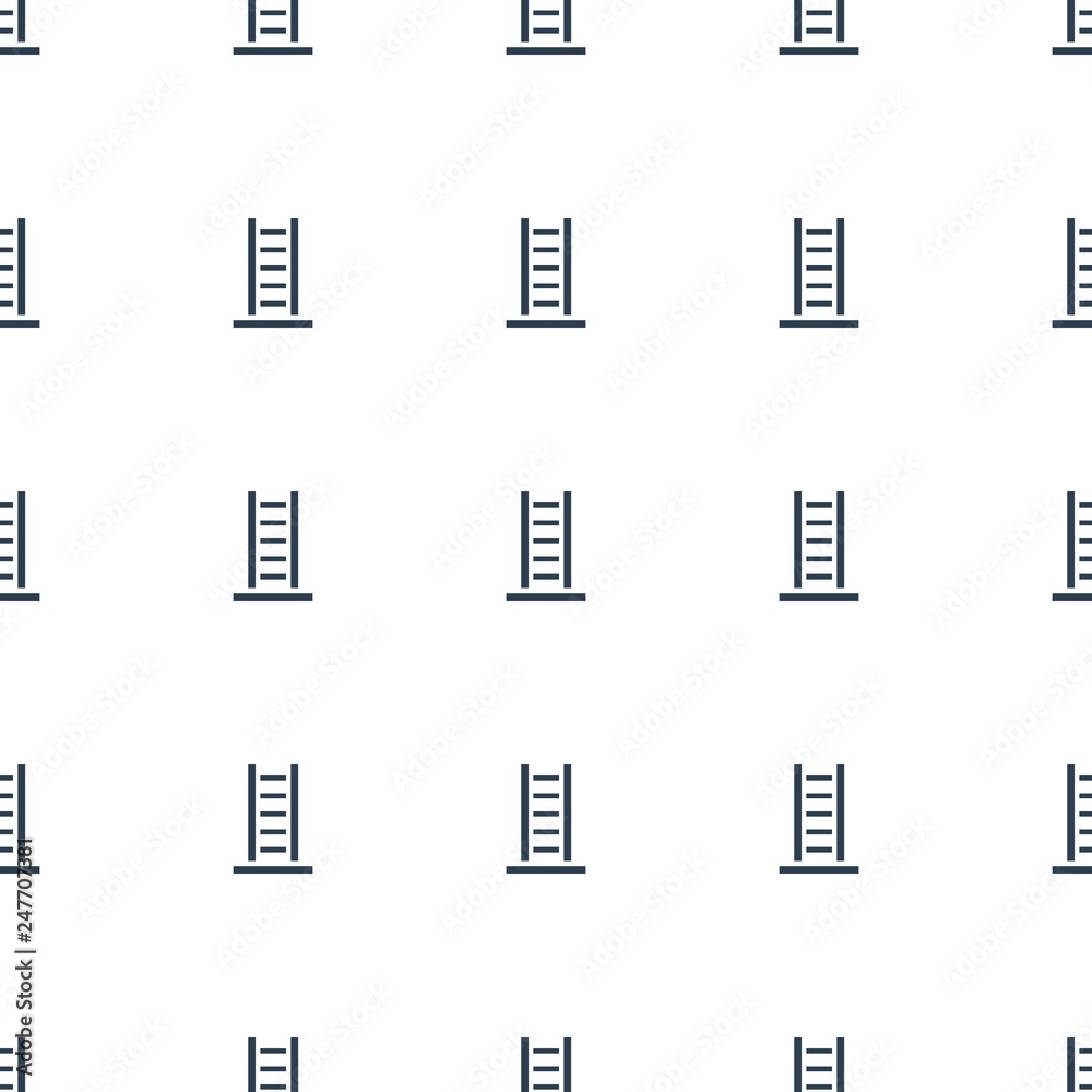 ladder icon pattern seamless white background