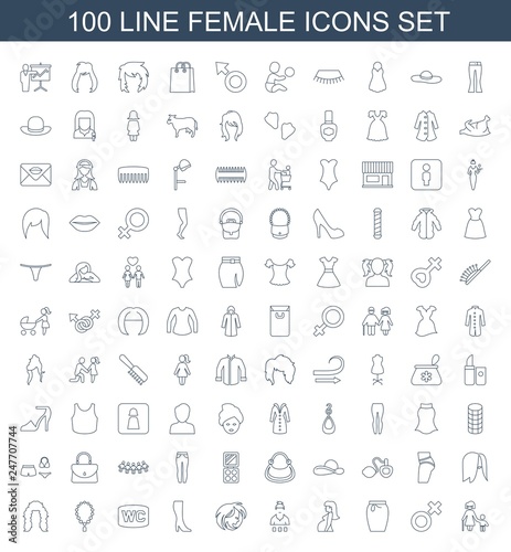 100 female icons