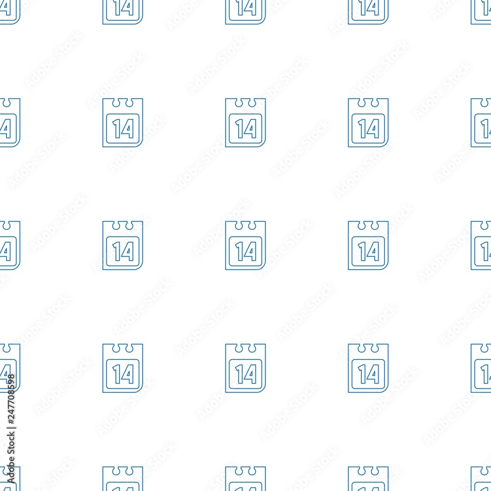 date calendar icon pattern seamless white background