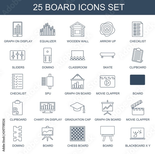 25 board icons
