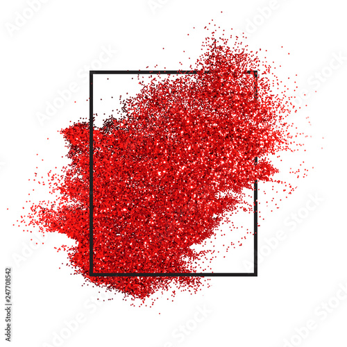 Red glitter pattern