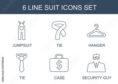 6 suit icons