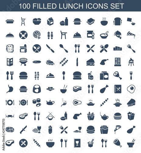 lunch icons