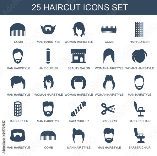 haircut icons