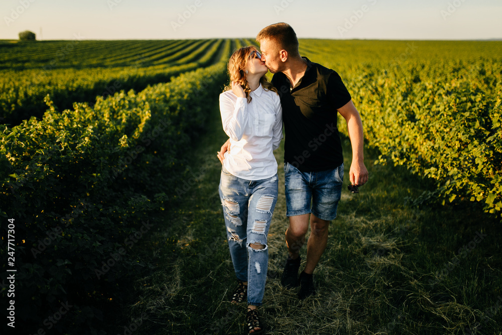 Portrait of a happy young couple enjoying a day in the park together Portrait of a happy young couple enjoying a day in the park together