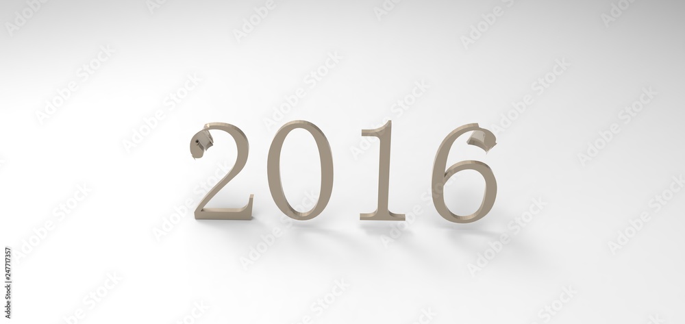 3D font in white background 3D font in white background