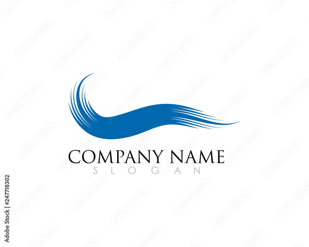 Water Wave Logo Template. vector Icon illustration Water Wave Logo Template. vector Icon illustration