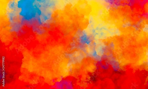 grunge colorful painting background with space for text
