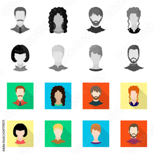 Vector illustration of professional and photo sign. Collection of professional and profile stock vector illustration.