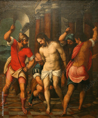 Fotografiet Flagellation of Christ