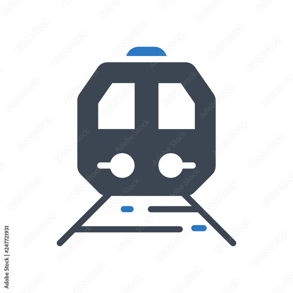 Naklejka premium train icon