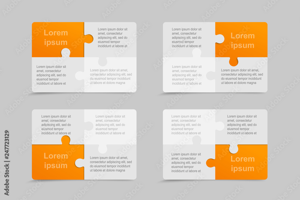 Vector set business card flyer brochure booklet.