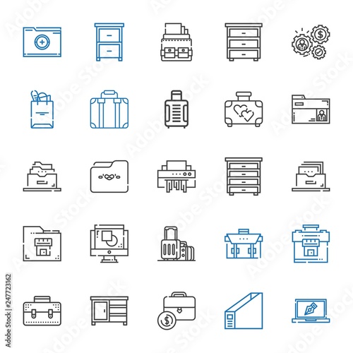 portfolio icons set