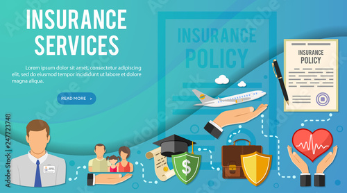 Insurance Services Infographics