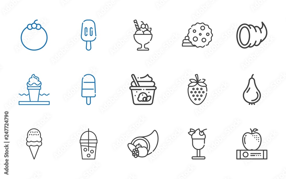delicious icons set delicious icons set