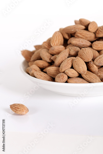 salted and roasted almonds 