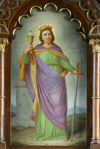 Obraz na płótnie Saint Barbara