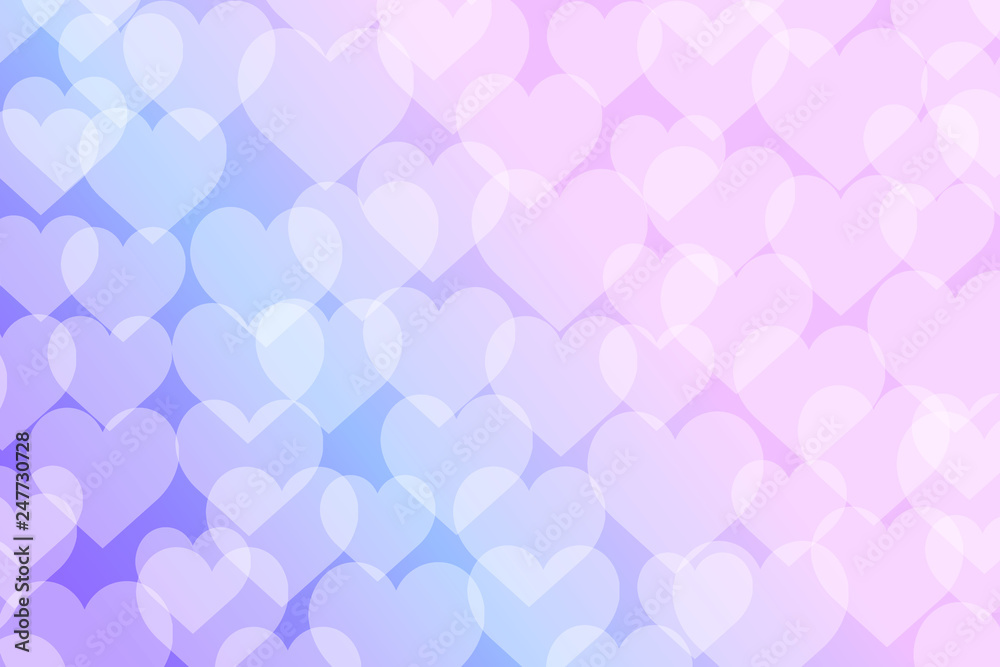 Hearts for Valentine's Day. Romantic feeling and love. Bokeh lights gradient background template. Hearts for Valentine's Day. Romantic feeling and love. Bokeh lights gradient background template.