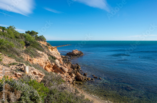 Views of the coast of Ametlla on the Costa Daurada