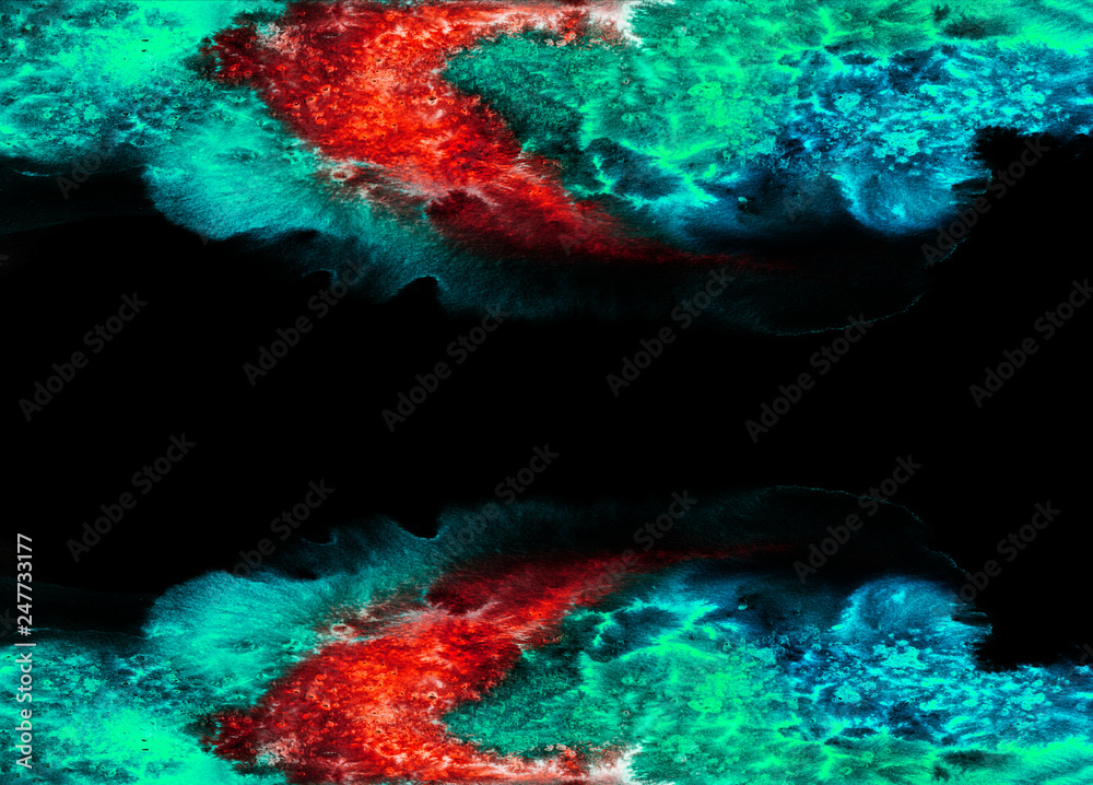 Abstract frame background, hand-painted texture, gouache or oil painting, splashes, drops of paint, paint smears. Design for backgrounds, wallpapers, covers and packaging.