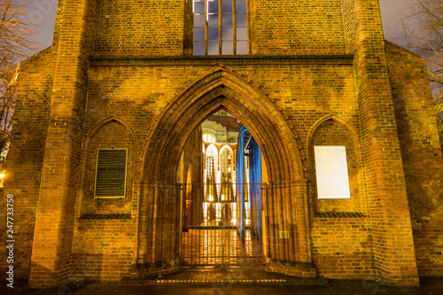Obraz na płótnie The Franziskaner-Klosterkirche (1250) was a church in Berlin, Germany w salonie