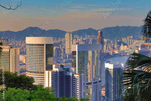 view of Admiralty and Wan Chai, photo