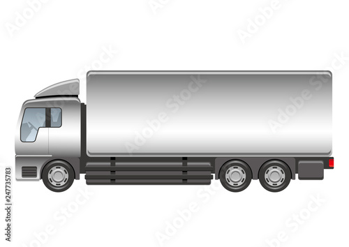 大型トラックのイラスト