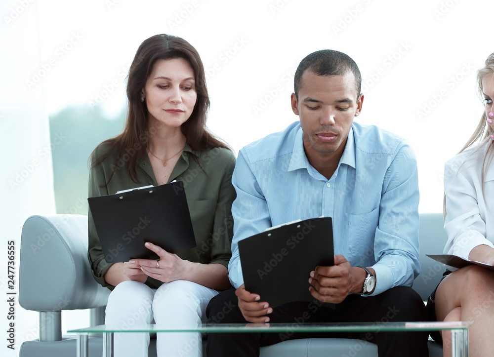 business team with laptop during a work break business team with laptop during a work break