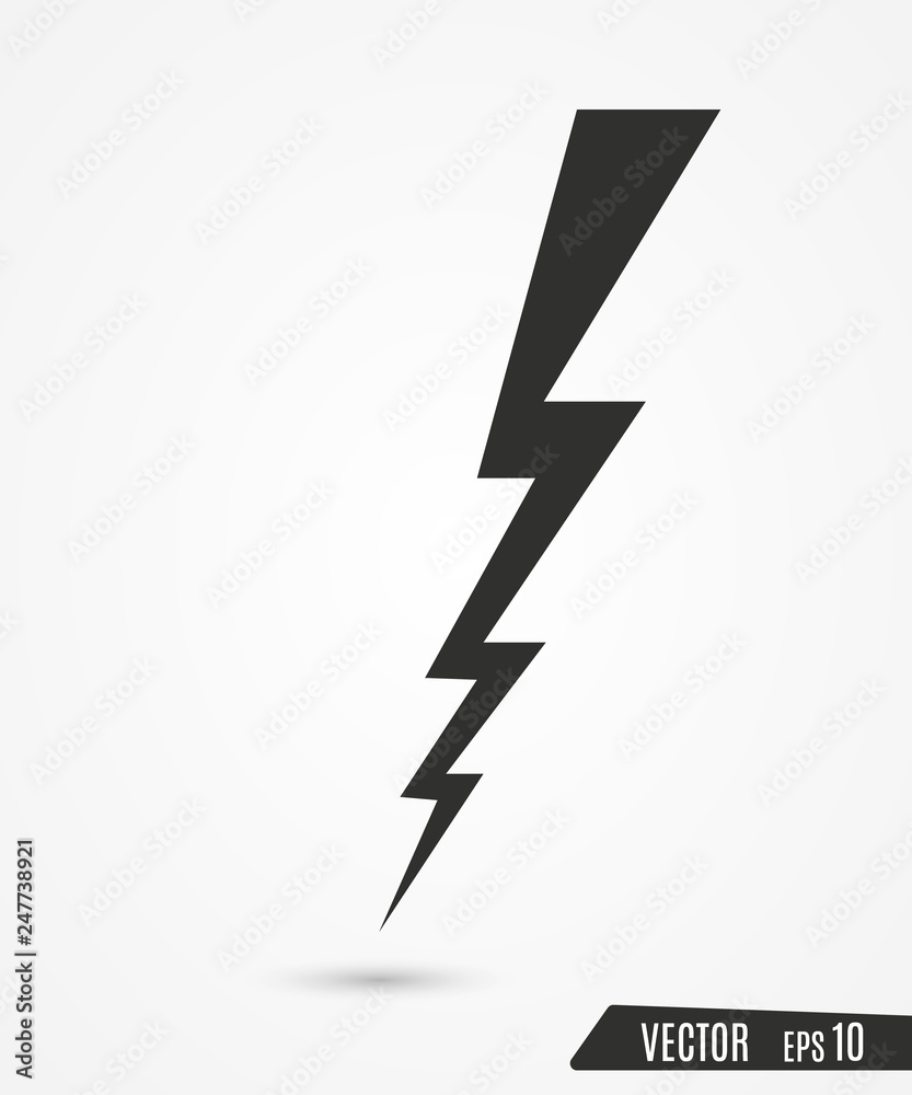 Thunder and bolt lighting. Flash icon isolated on transparent background. Graphic symbol element. Thunder and bolt lighting. Flash icon isolated on transparent background. Graphic symbol element.