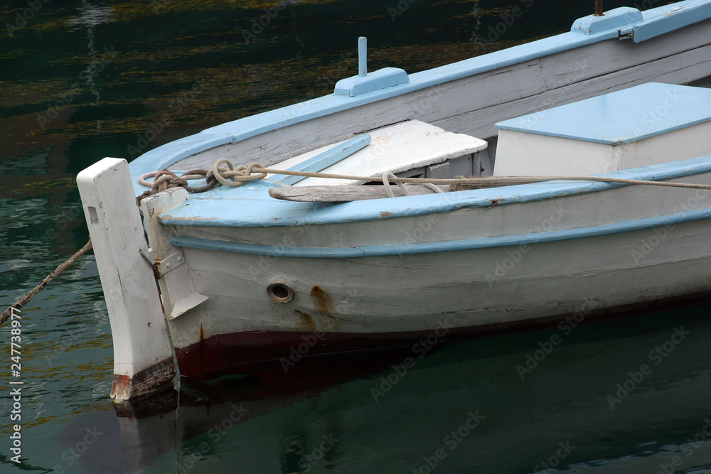 Old rowing boat