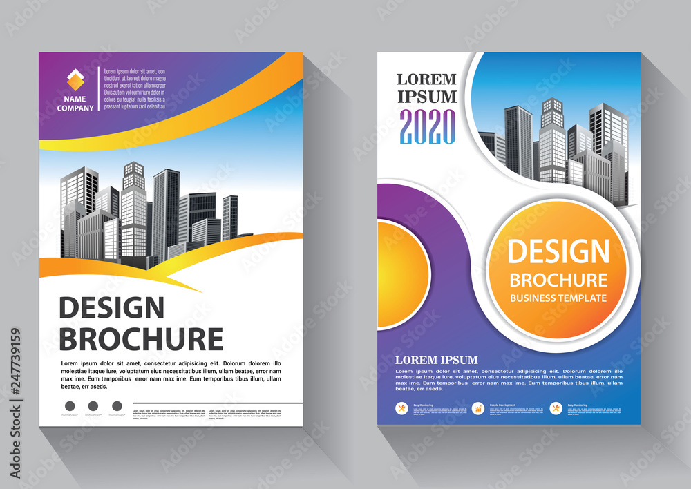 Business abstract vector template. Brochure design, cover modern layout, annual report, poster, flyer in A4 with colorful triangles, geometric shapes for tech, science, market with light background Business abstract vector template. Brochure design, cover modern layout, annual report, poster, flyer in A4 with colorful triangles, geometric shapes for tech, science, market with light background