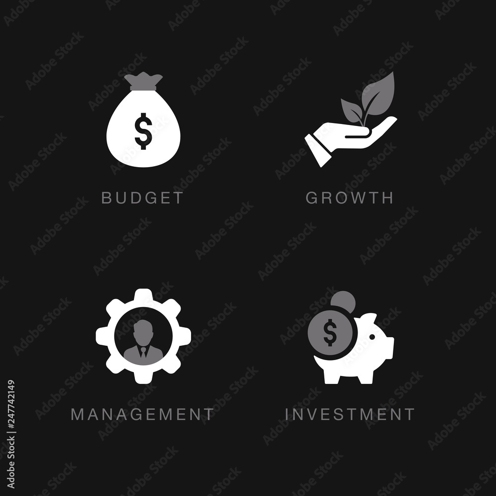 REVENUE ICON SET REVENUE ICON SET