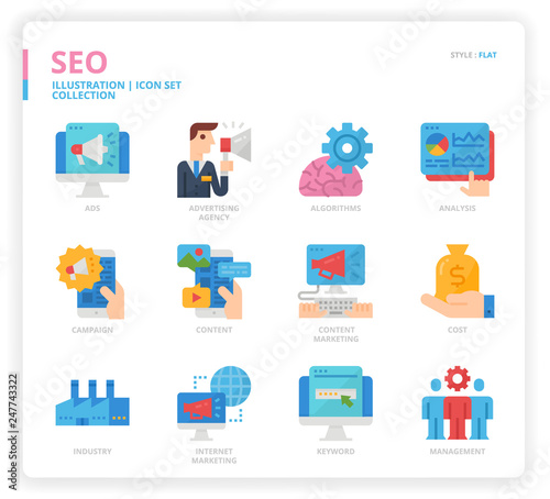 SEO icon set