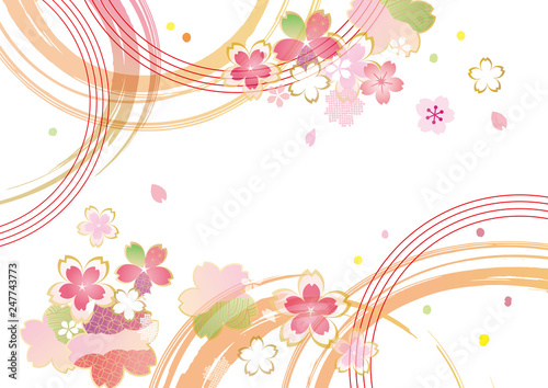 桜和風 柄