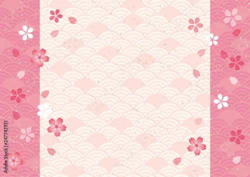桜和風 柄