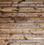 Waagerechte Holzlatten Wand hochkant