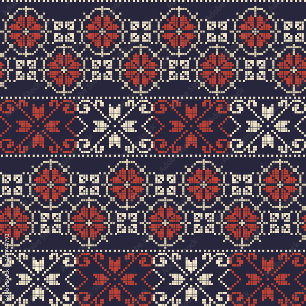 Palestinian embroidery pattern 7