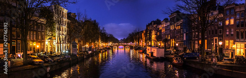 amsterdam at night